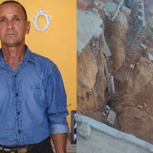 Pedreiro morre soterrado em obra da prefeitura de Baixa Grande e moradores denunciam falta de EPI