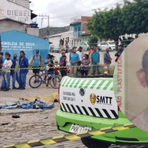 Ciclista morre atropelado por caçamba em Jacobina
