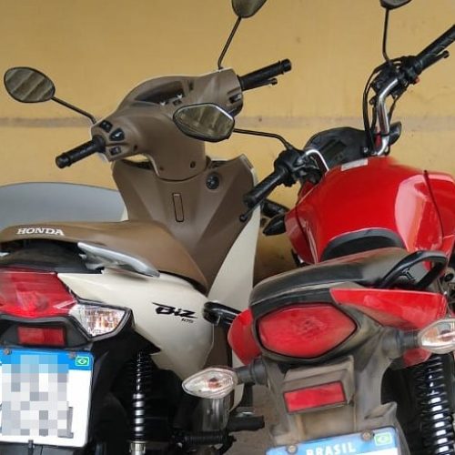 Polícia Civil apreende duas motocicletas com sinais de adulteração na numeração de chassi e motor