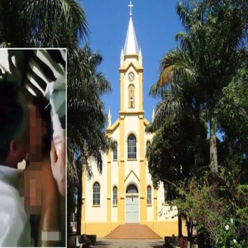 Padre é filmado beijando garota de 14 anos dentro de igreja