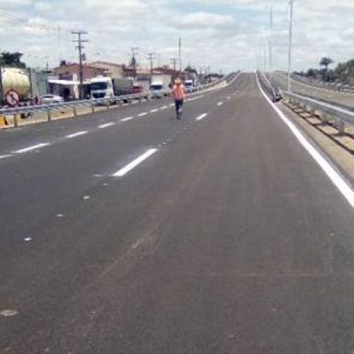 Duplicação de 16 km da BR-116, entre Santa Bárbara e Feira de Santana será liberada para o tráfego
