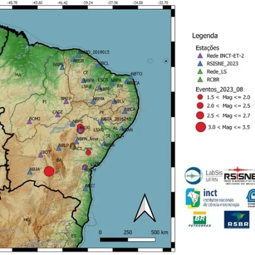 Bahia registrou 20 tremores de terra em setembro